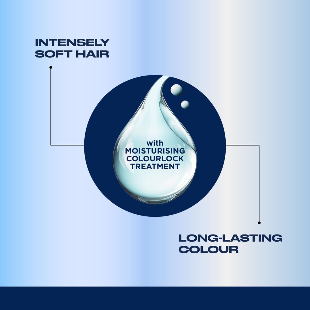 Lavender Clairol Nice'n Easy Permanent Hair Dye, 2 Black Hair Color, Pack of 3 - Packaging May Vary