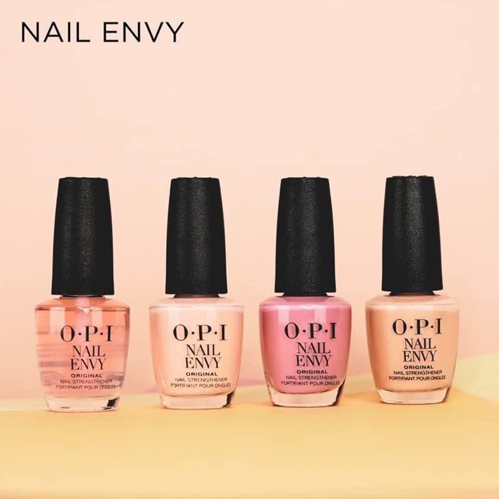 Antique White OPI Nail Envy, Orgininal Nail Strengthener Treatment, Hawaiian Orchid, 0.5 fl oz