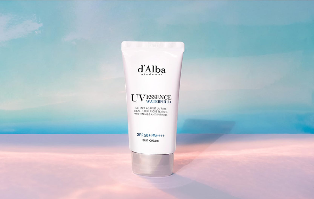 Light Steel Blue d'Alba Piedmont [ORIGINAL] UV Essence Sunscreen for Face SPF 50+ Face Moisturizer Ultra Violet Protection White Truffle Sun Cream Hydrate Skin and Decrease Wrinkles