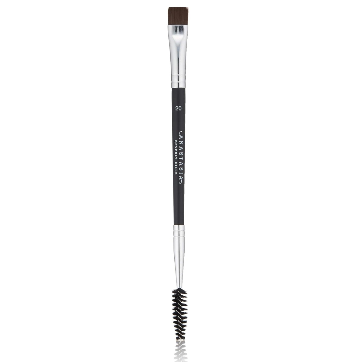 White Smoke Anastasia Beverly Hills - Brush #20 - Dual-Ended Flat Detail Brow Brush