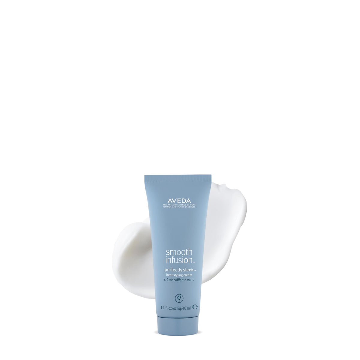 White Smoke AVEDA Smooth Infusion Perfectly Sleek | Heat-Activated Styling Cream | Curly & Coily Hair | Protects Against Frizz, Humidity & Heat | Silicone Free | 97% Naturally Derived*, 5 Fl Oz