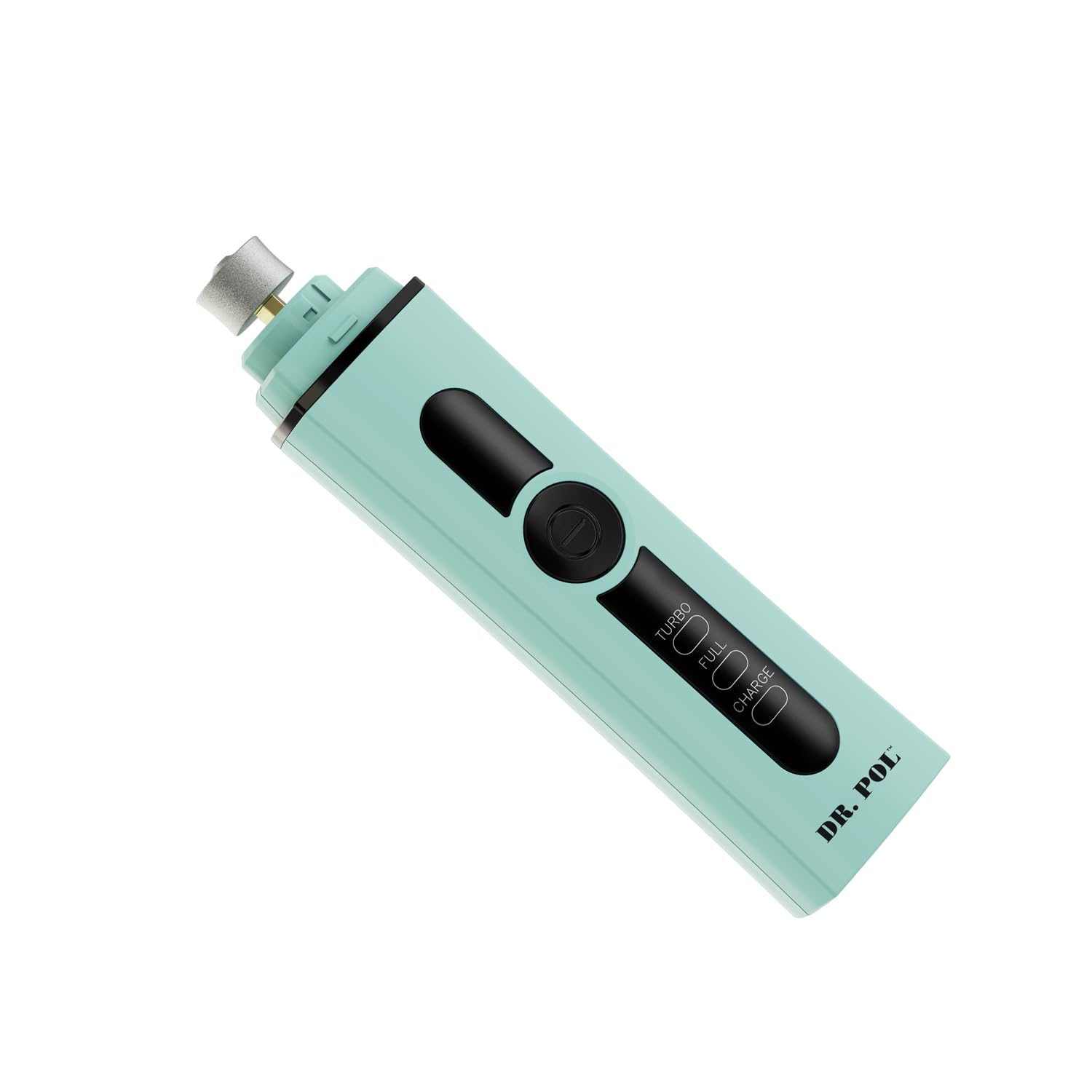 White Smoke Andis Dr. Pol Cordless Pet Nail Grinder, Dual-Speed Motor, Fine-Grit Grindstones for Safe, Pain-Free Nail Trimming on Dogs and Cats, Blue, 561123