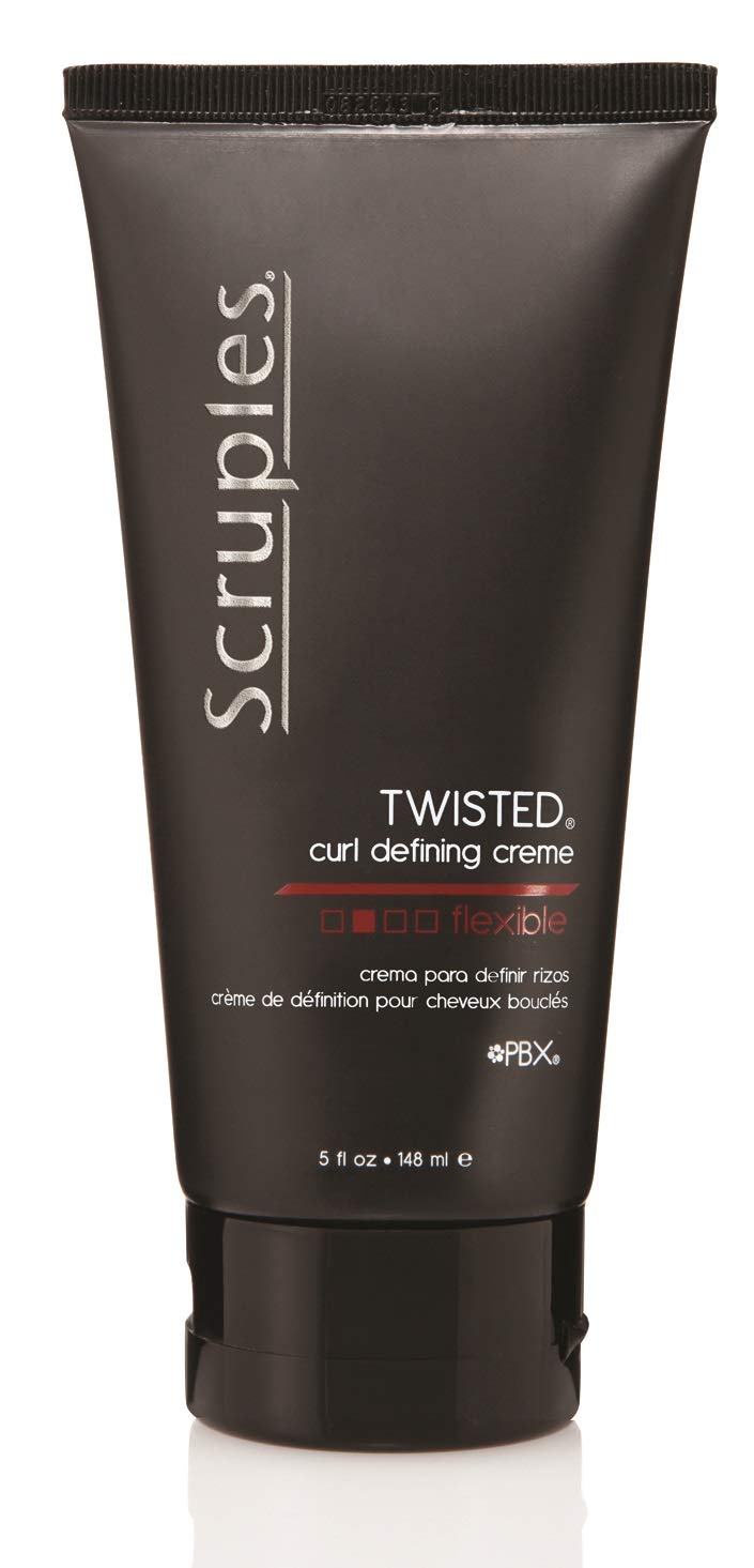 White Smoke Scruples Twisted Curl Cream - Conditioning & Styling Hair Cream - Curly Hair Products for Women & Men - Helps Define & Control Frizz - Dries Without Stiffness or Crunch (5 Fl oz)