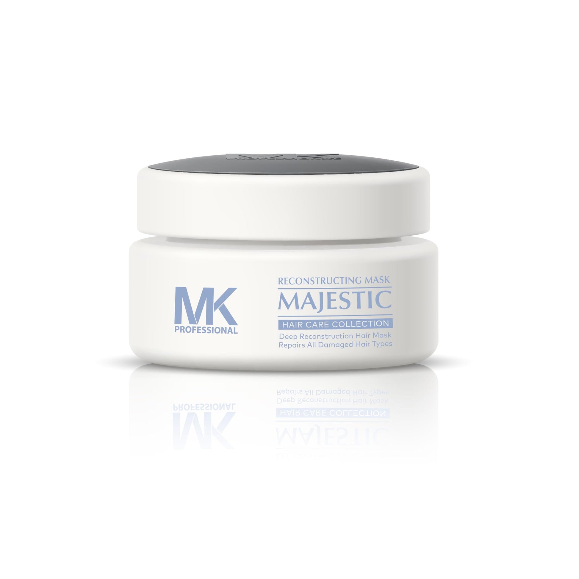 White Smoke MK PROFESSIONAL Hair Mask for Dry Damaged Hair & Growth, Reconstructing Deep Conditioning Protein Mask, Provide Hydration & Shine, Prevent Future Breakage - 6.8 Fl Oz (200 ml)
