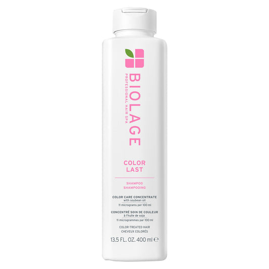 Lavender Biolage Color Last Shampoo - For Color-Treated Hair, Nourishes, Strengthens, Hydrates and Adds Shine, Soybean Oil & Stearic Acid, Paraben & Mineral Oil-Free, Vegan, 13.5 Fl Oz