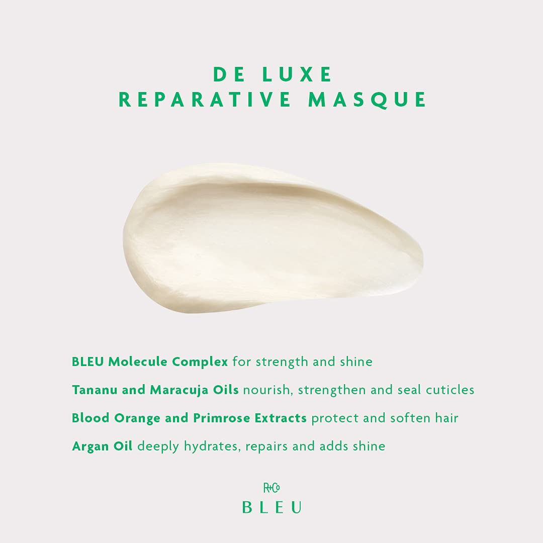 Lavender R+Co BLEU DE LUXE Reparative Masque, 5 Oz