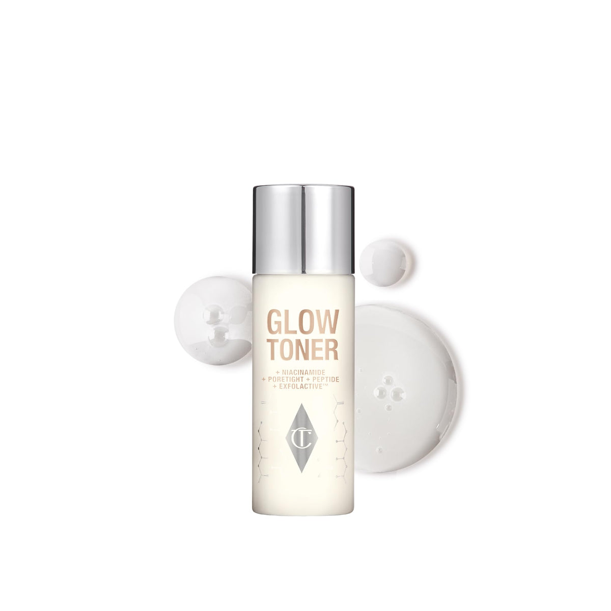 White Smoke Charlotte Tilbury Glow Face Toner - Exfoliating Toner for Oily Skin