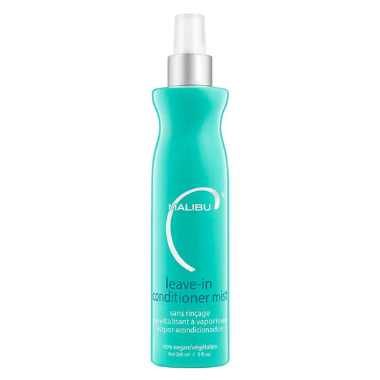 Light Sea Green Malibu C Leave In Conditioner & Moisturizing Heat Protectant for Hair - Adult & Kids Hair Detangler Spray for Daily & Post Swim to Help Prevent Color Fading with UV Protection (9oz)