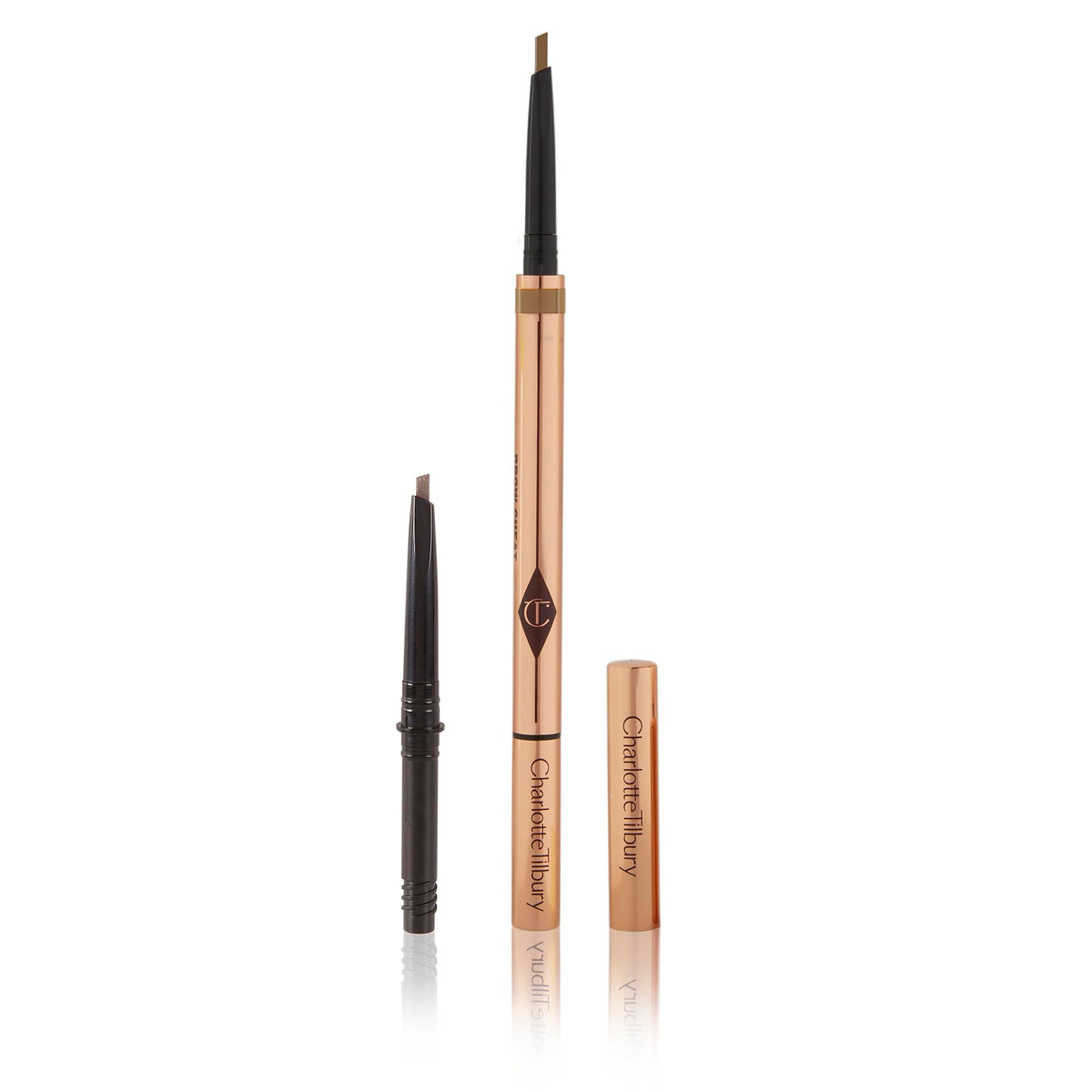 White Smoke Charlotte Tilbury Brow Cheat Eyebrow Pencil - Refillable, Micro-Precision