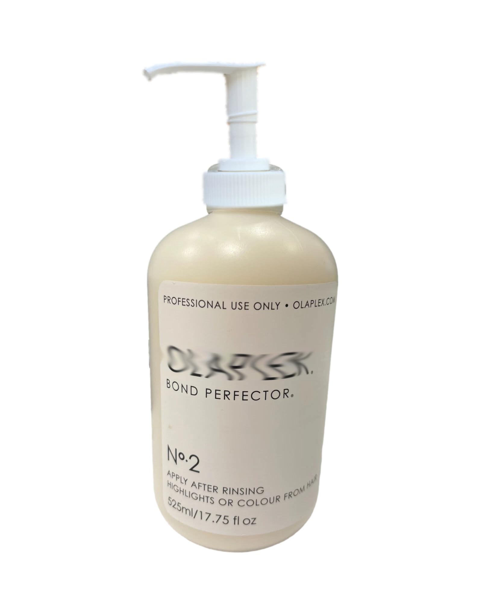 White Smoke Dispenser Pumps Compatible with the New Size Jumbo Olaplex No. 4 Shampoo and No. 5 Conditioner 17.75 oz, 525 ml Size Bottles, Ultra Essentials (Two White Pumps - 4 and 5 (17.75oz Jumbo)
