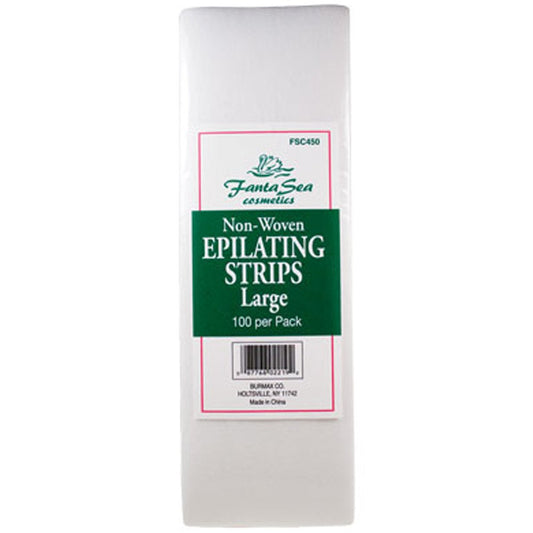 Gray Burmax WA-FSC450 FANTASEA Non-Woven EPLIATING Strips - Large 100 PK.