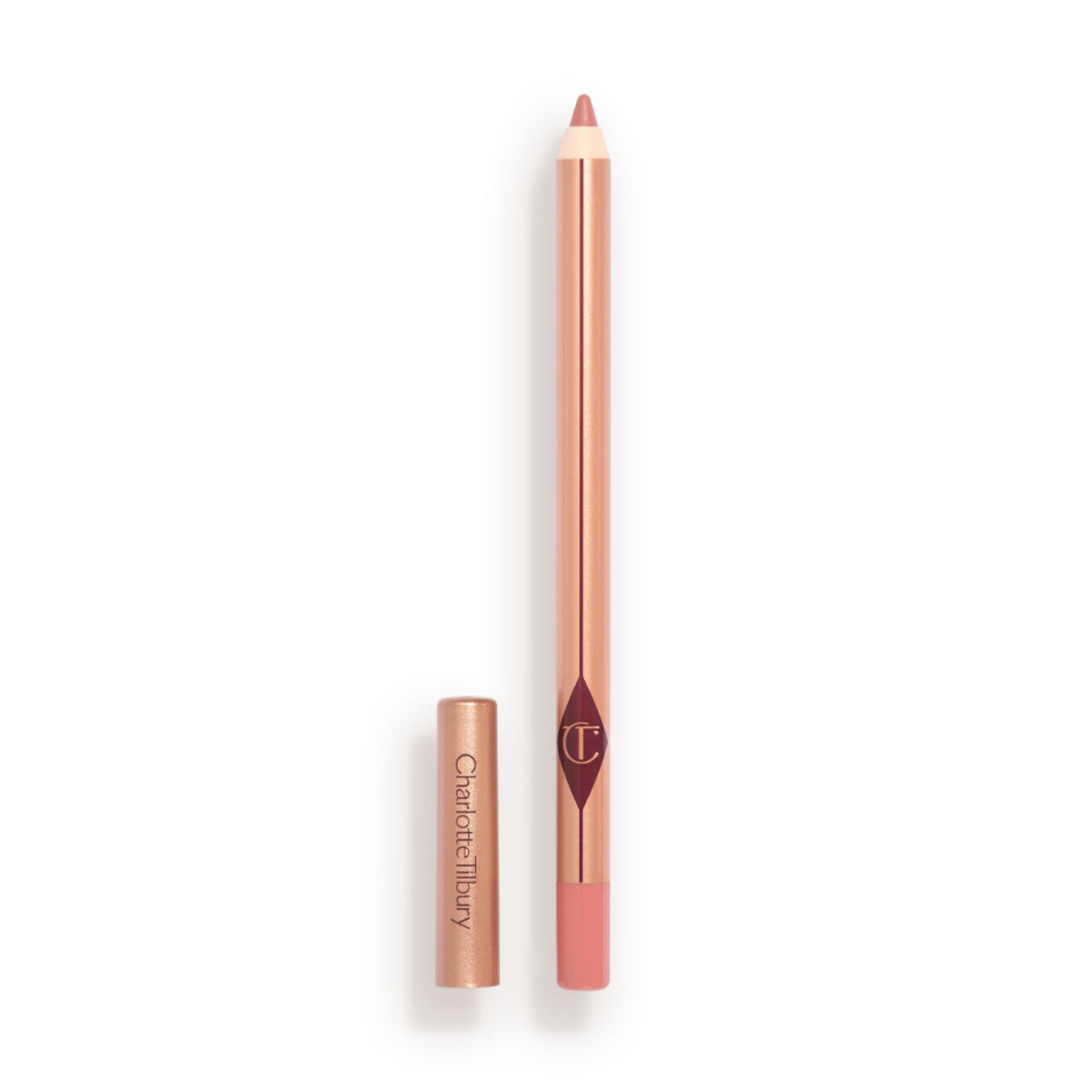 White Smoke Charlotte Tilbury Lip Cheat Lip Liner Pencil - Gives Lips a Fuller-Looking, Defined Pout - Enriched with Jojoba Oil & Hyaluronic Acid - Waterproof, Smudge-Proof & Transfer-Proof