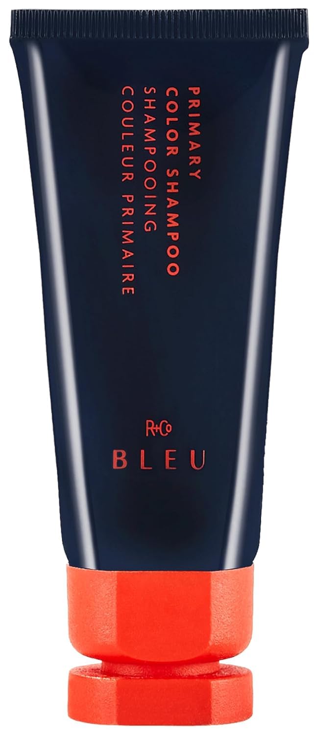 White Smoke R+Co BLEU PRIMARY COLOR Shampoo Mini, 1 Oz