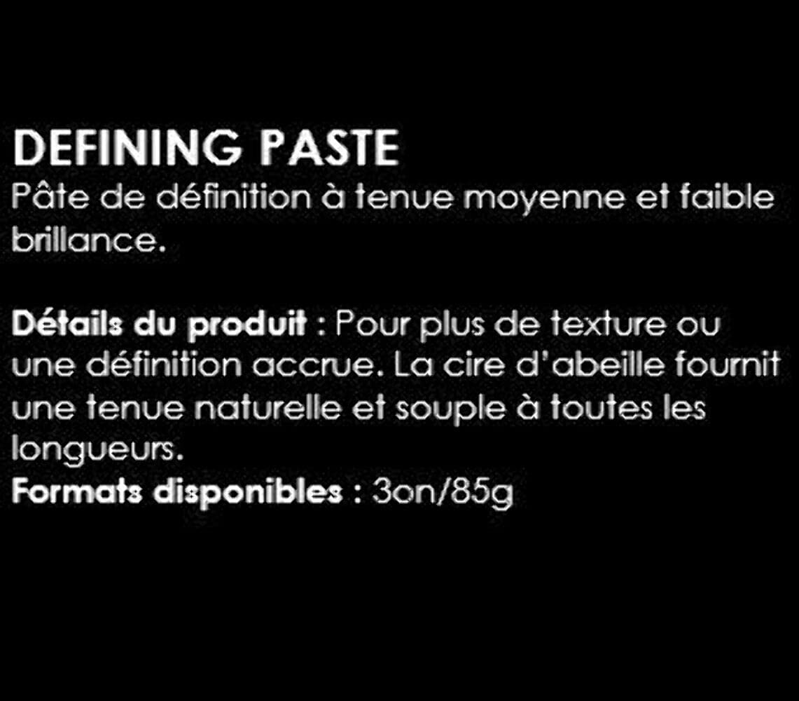 Black American Crew Defining Paste 3 Oz. / 85g