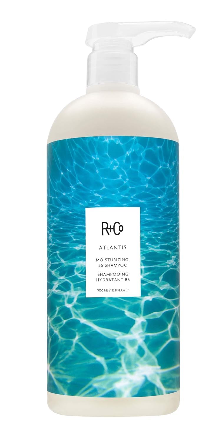 White Smoke R+Co ATLANTIS Moisturizing B5 Shampoo, 33.8 Oz