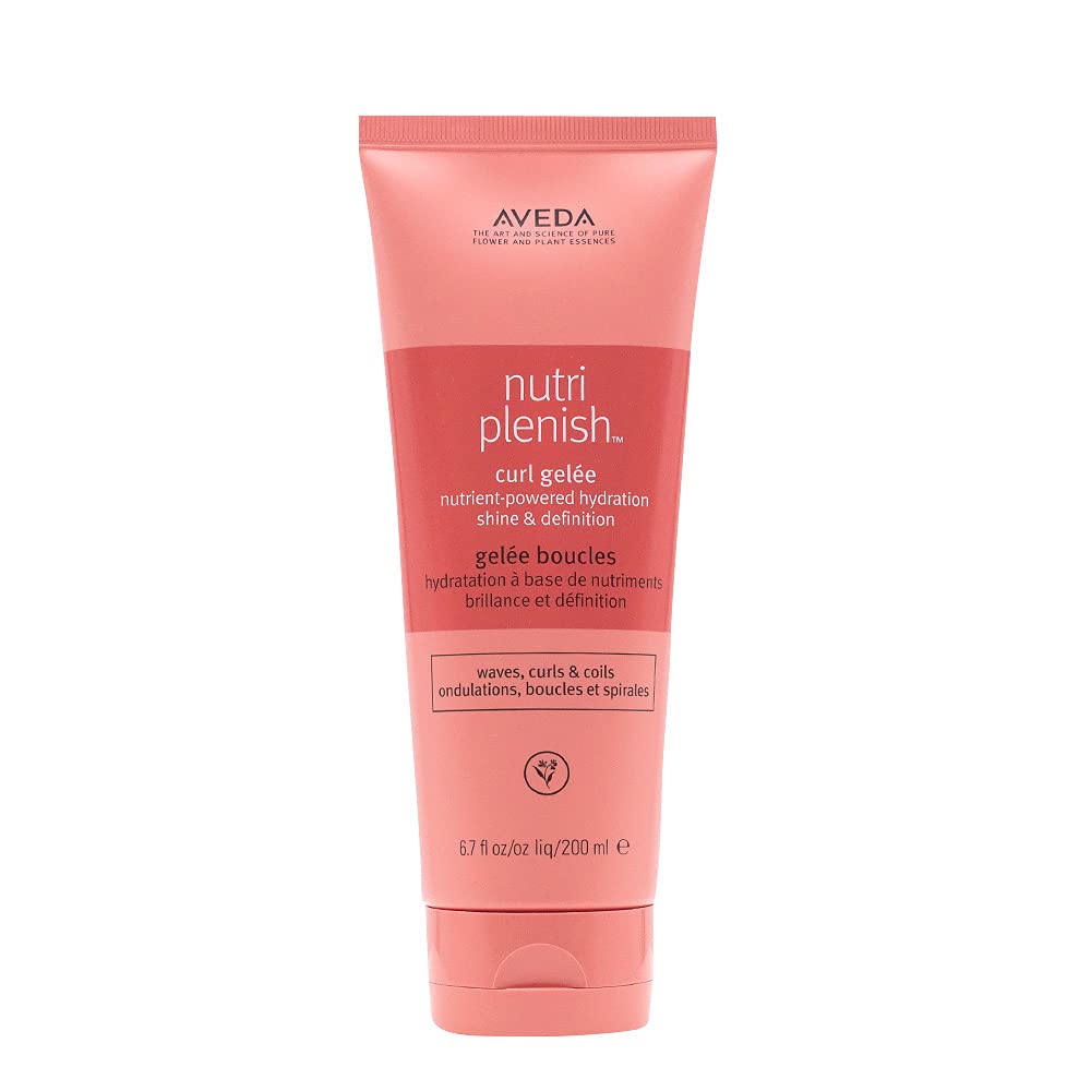 White Smoke AVEDA Nutriplenish Curl Gelée | Moisturizing Styling Gel for Medium to Thick Coily, Curly, Wavy Hair | Reduces Frizz, Elongates Curls & Coils | 96% Naturally Derived*, 6.7 Fl Oz