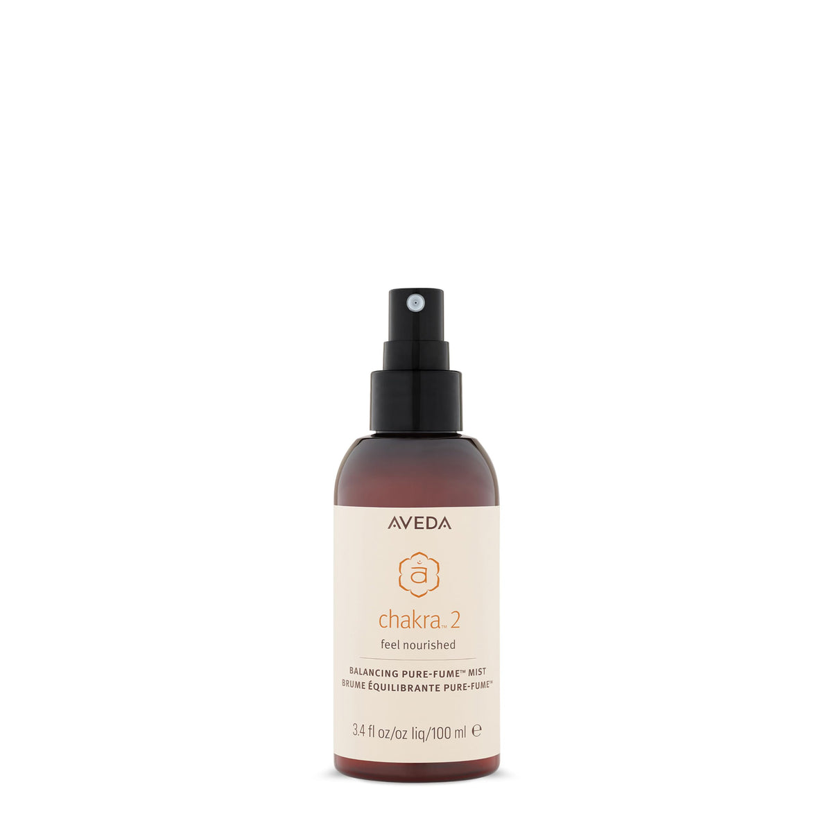 White Smoke Aveda Chakra 2 Balancing Pure-Fume Mist: Balanced | Body & Room Spray | Balances Pleasure Chakra | With Sandalwood, Certified Organic Orange & Geranium, 3.4 Fl Oz