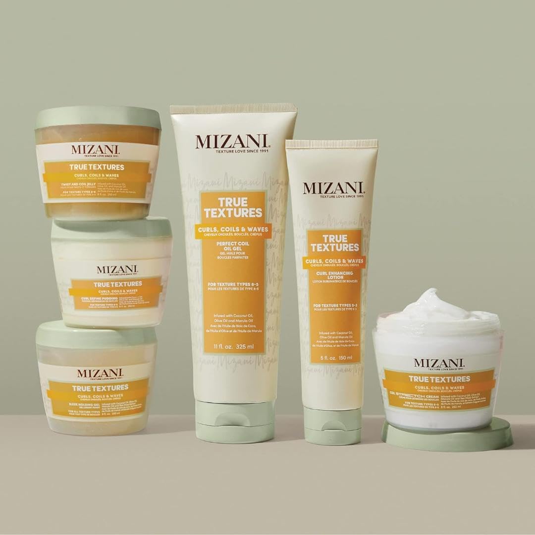 Dark Gray Mizani True Textures Curl Define Pudding – For Curly Hair