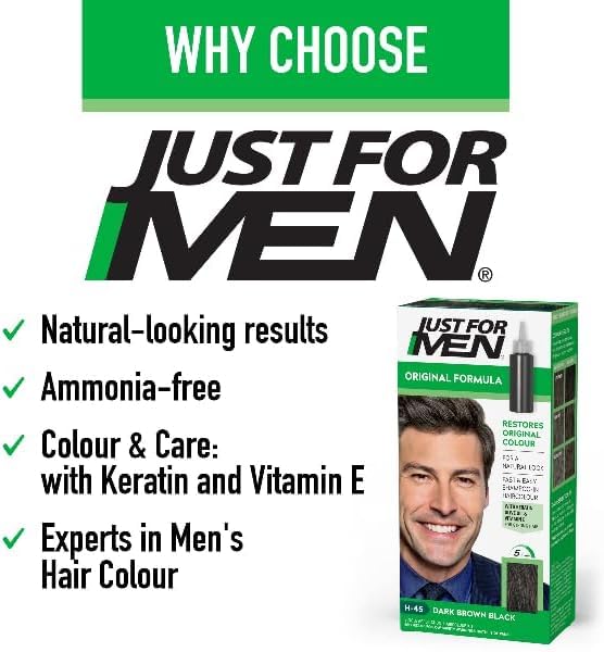 White Smoke Just For Men - H25 - Pflege Tönungs Shampoo - Hellbraun
