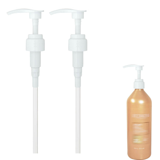 White Smoke Shampoo/Conditioner Pump Compatible with Redken, 1 L/33.8 Fl Oz Bottles, Dispensing Liter Pump for Redken Shampoo and Conditioner, 2-Pack
