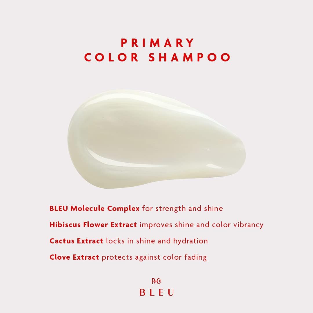 Misty Rose R+Co BLEU PRIMARY COLOR Shampoo Mini, 1 Oz
