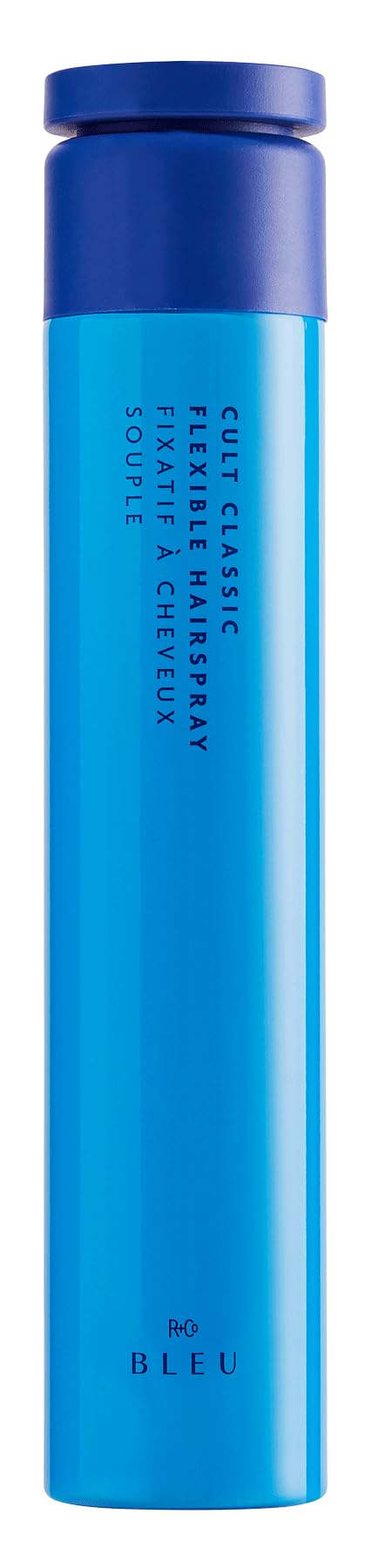 Light Sea Green R+Co BLEU Cult Classic Flexible Hairspray, Touchable Texture, 8.2 oz