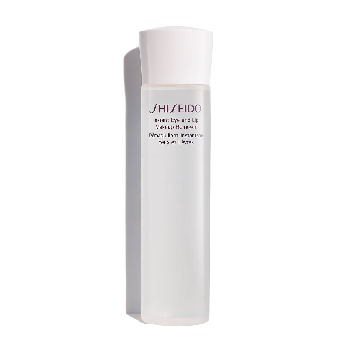 Light Gray Shiseido Instant Eye & Lip Makeup Remover - 125 mL - Gentle, Dual-Phase Formula - Dissolves Waterproof & Long-Wearing Makeup