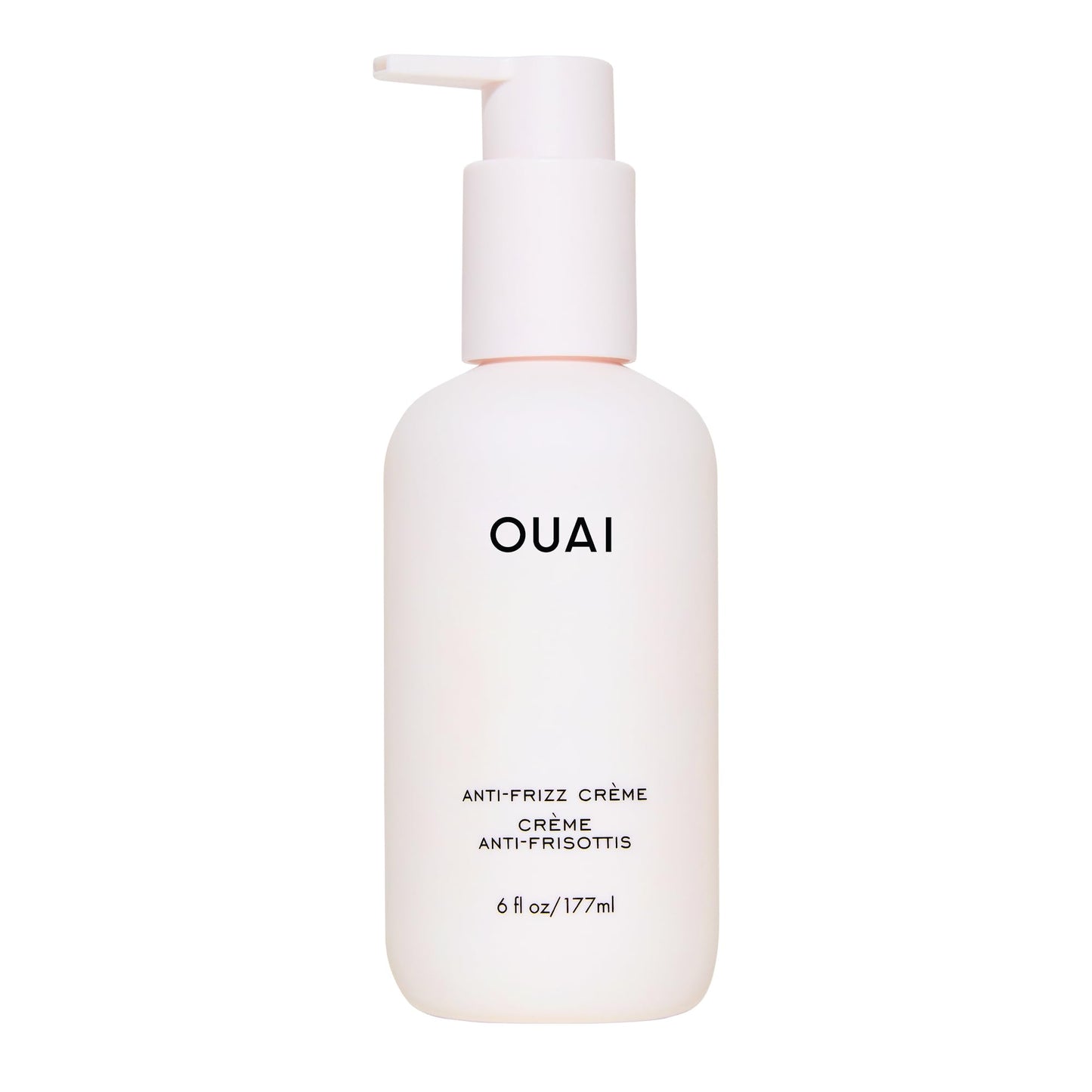 Lavender OUAI Anti Frizz Cream - Moisturizing Hair Cream with Frizz Control & Heat Protection - Provides Lasting Hydration with Jackfruit & Beetroot Extract - Paraben, Phthalate & Sulfate Free (6 oz)