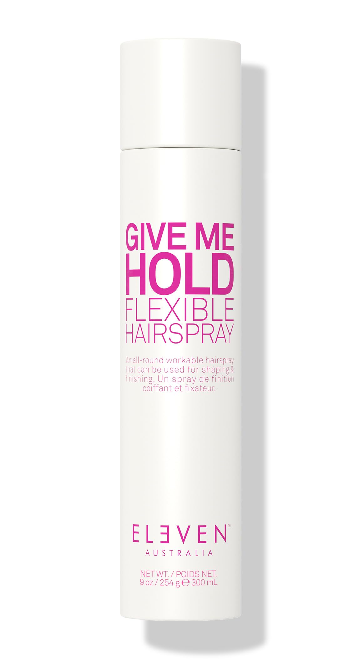 White Smoke ELEVEN AUSTRALIA Give Me Hold Flexible Hairspray, Texture & Volume - 9 Oz