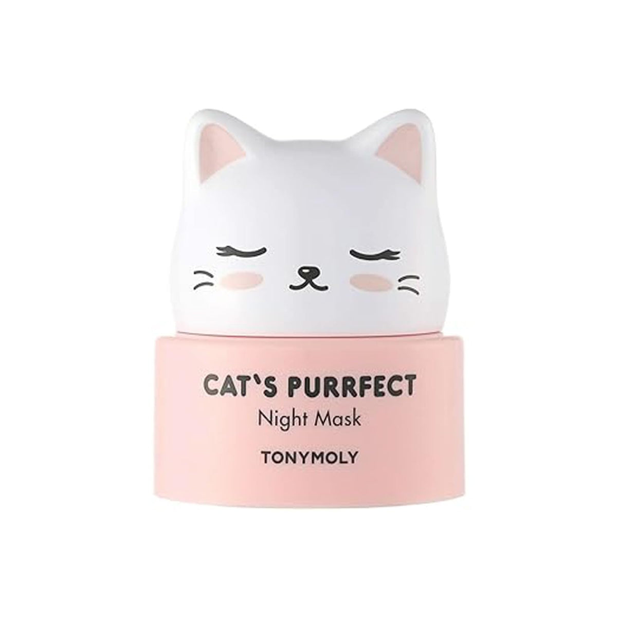 White Smoke TONYMOLY Cats Purrfect Collagen Night Mask - Overnight Strengthening Repair