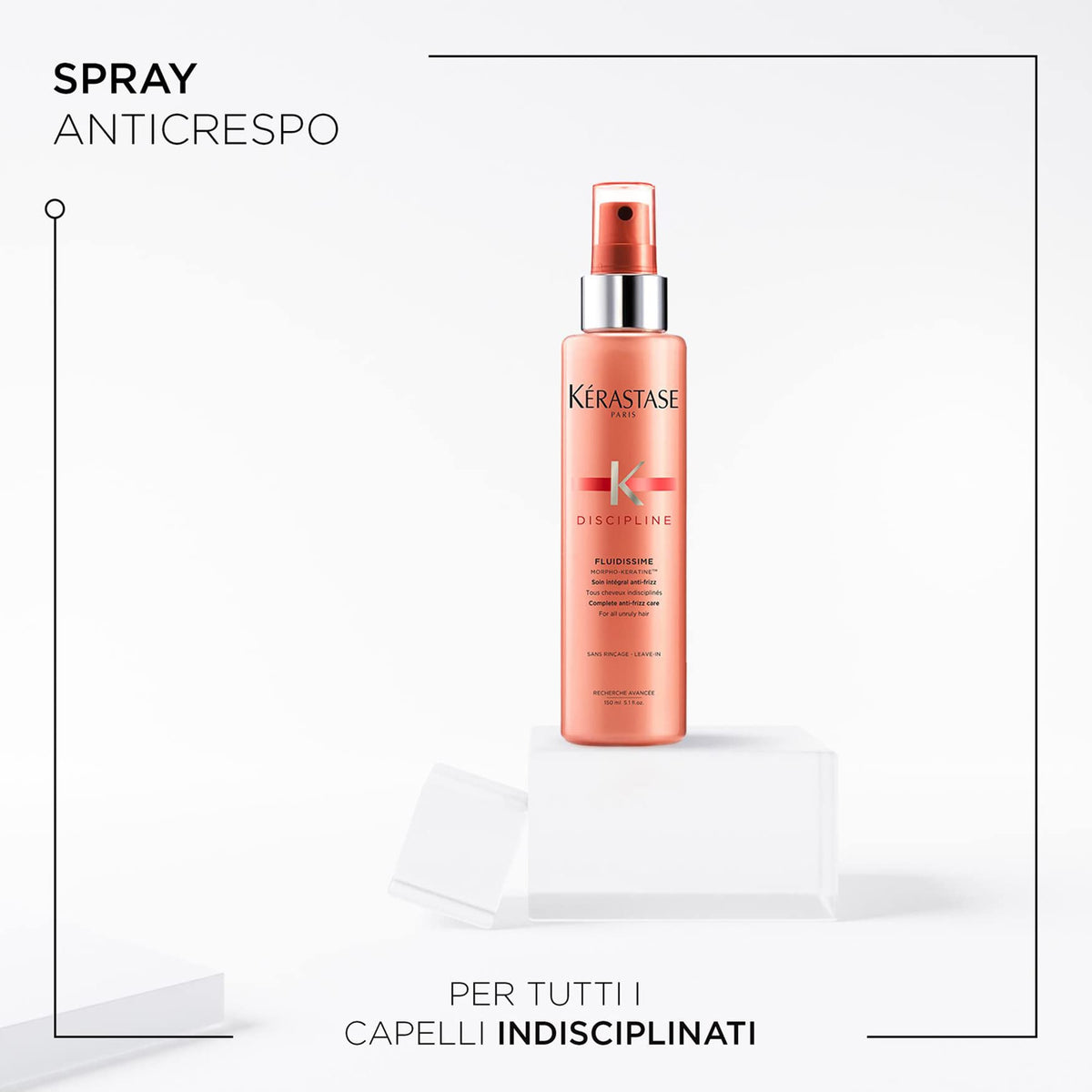 White Smoke KERASTASE Discipline Fluidissime Frizz Reducing Leave In Treatment