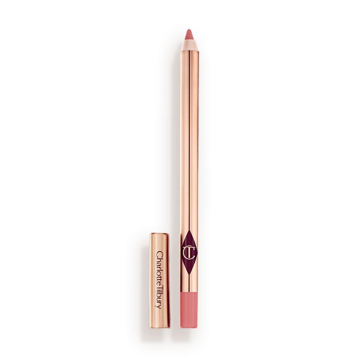 White Smoke Charlotte Tilbury Lip Cheat Lip Liner Pencil - Gives Lips a Fuller-Looking, Defined Pout - Enriched with Jojoba Oil & Hyaluronic Acid - Waterproof, Smudge-Proof & Transfer-Proof