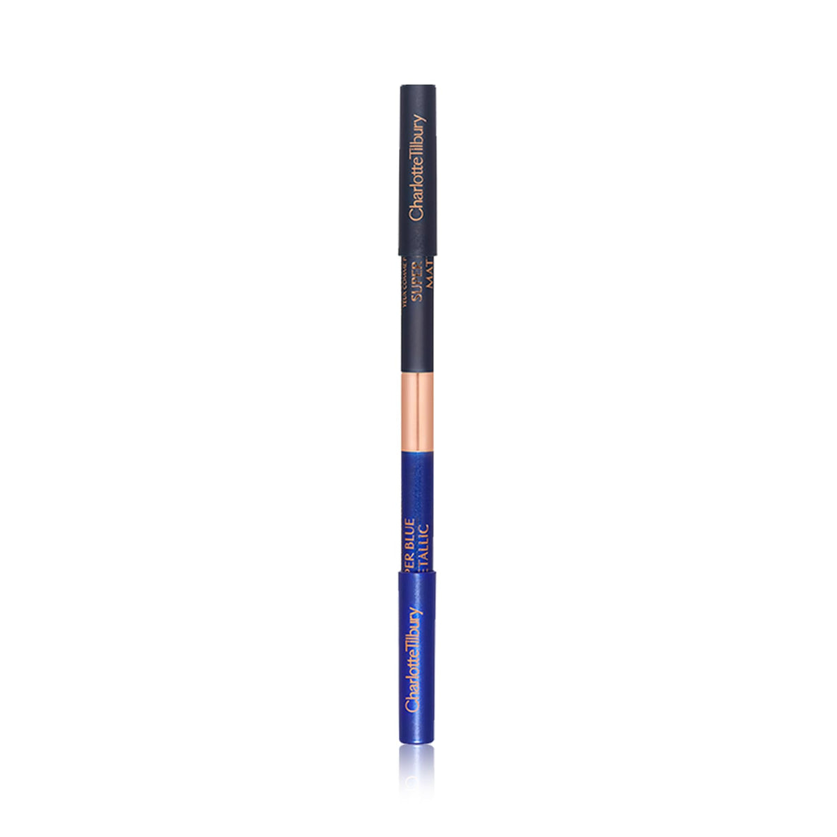 Dark Slate Gray Charlotte Tilbury Exagger-Eyes Eyeliner Duo - Dual-Ended - Metallic & Matte