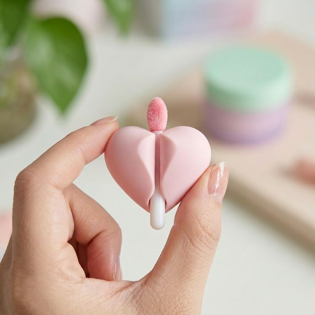 Light Gray Veseek Lip Brush Covers,Lip Balm Brush Compatible with LANEIGE Lip Sleeping Mask,Silicone Sleeve Protector for Lip Brushes