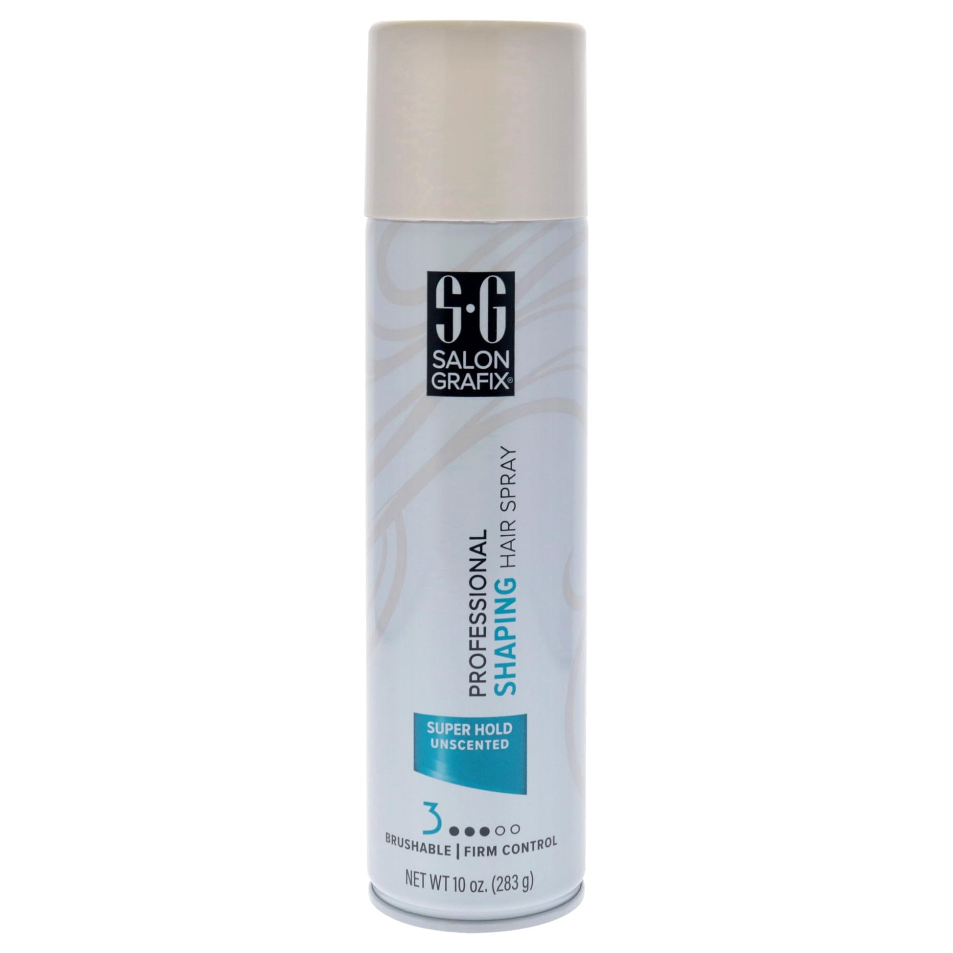 Gray Salon Grafix Shaping Hair Spray Super Hold - Flexible and Brushable - Hairspray for Women and Men - Professional Quality Results - Unscented - 10 oz