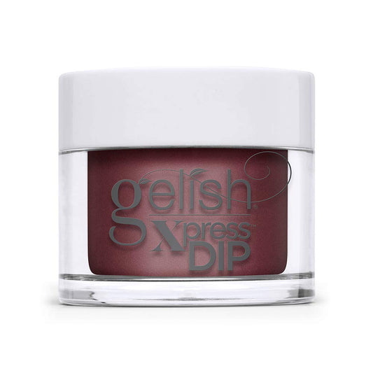 Lavender Gelish Xpress Dip A Touch Of Sass - Red Nail Dip Powder, Vibrant Color, Professional Quality, High Shine, Chip-Resistant, 1.5 ounce.