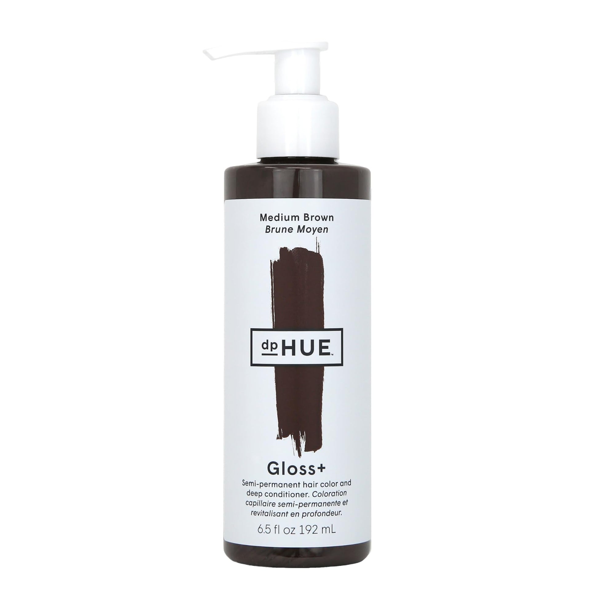 White Smoke dpHUE Gloss+, Medium Brown - Boosts Fading & Faded Hair Color - 8-12 Applications per Bottle - Lasts Up to 8 Washes