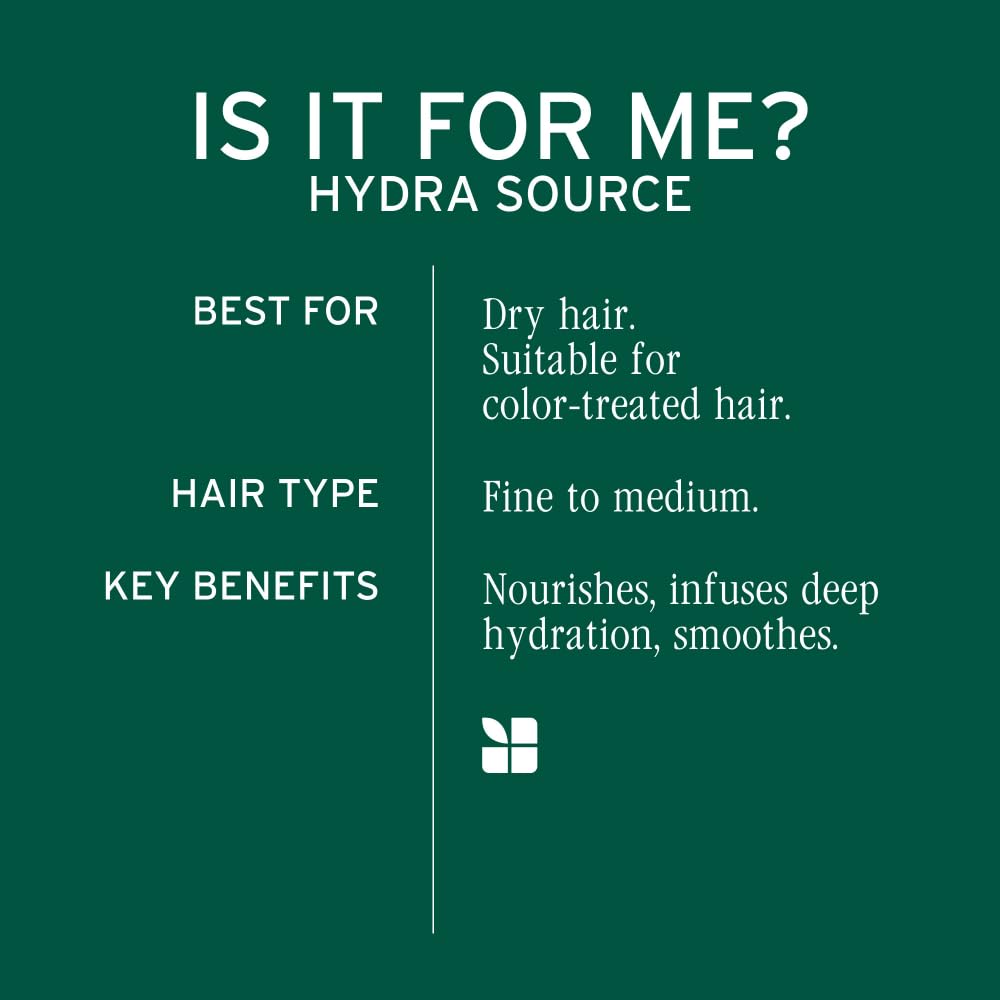 Dark Slate Gray Biolage Hydra Source Conditioning Balm - Moisturizes, Detangles & Adds Softness, For Dry Hair, Infused with Fermented Aloe & Micro-Filtered Hyaluronic Acid, Vegan & Paraben-Free, 7.9 Fl Oz