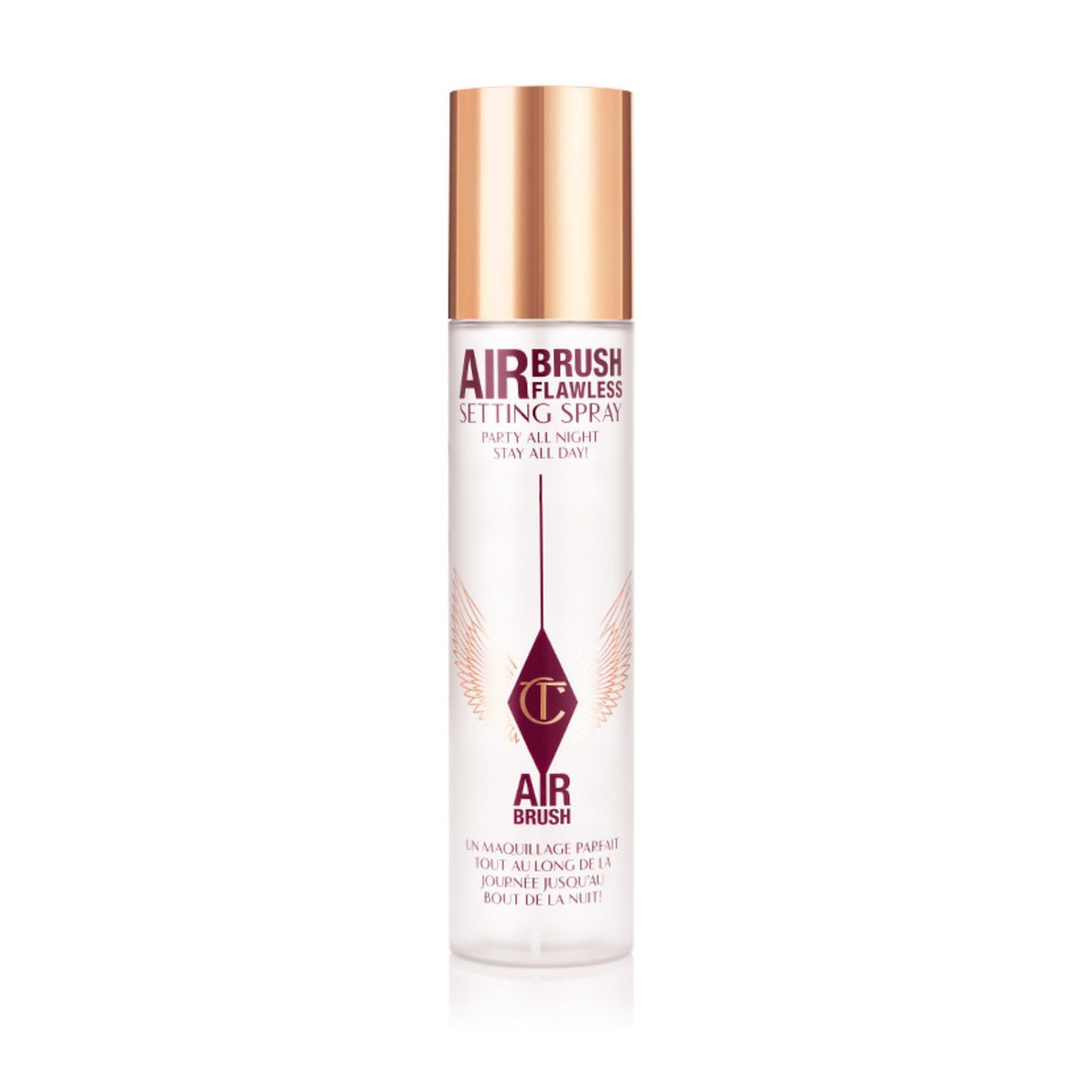 White Smoke Charlotte Tilbury Airbrush Flawless Setting Spray - Hydrating & Waterproof