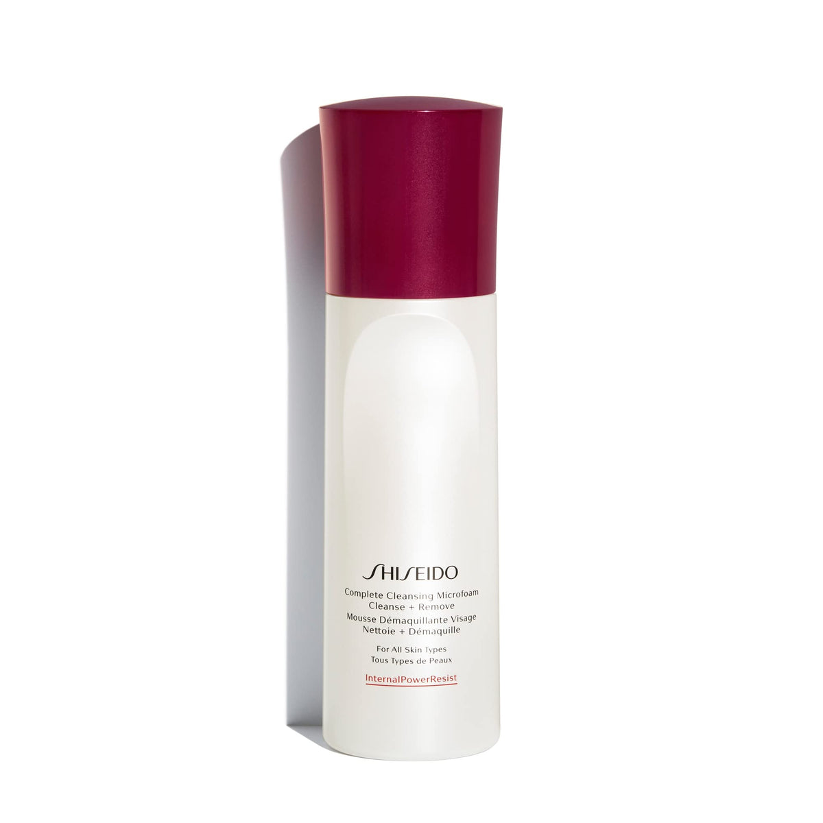 Lavender Shiseido Complete Cleansing Microfoam - 180 mL - Light, Oil-Free Foaming Cleanser for Smooth, Hydrated Skin - Softens & Removes Impurities