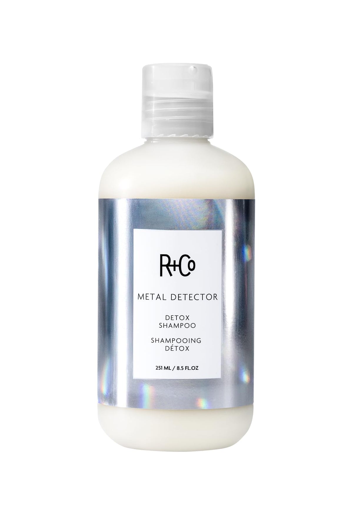 White Smoke R+Co METAL DETECTOR Detox Shampoo, 8.5 oz