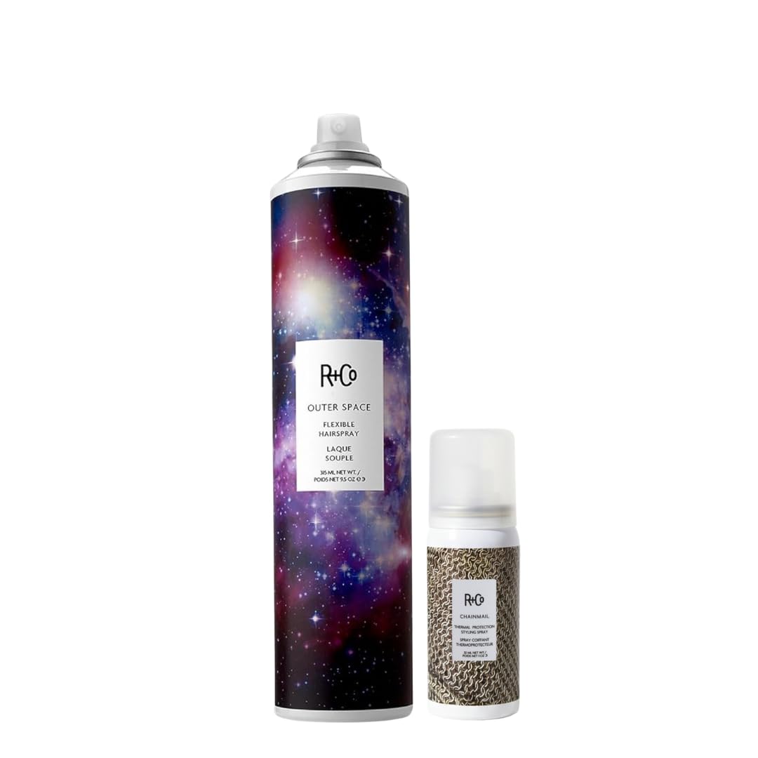 White Smoke R+Co Outer Space Flexible Hairspray (, Flexible Hairspray, 9.5 Oz