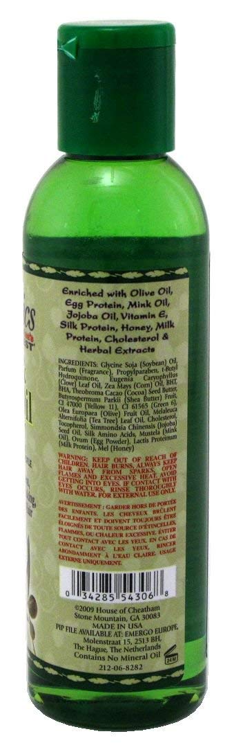 White Smoke Africa's Best Originals Olive & Clove Oil Therapy 6 Ounce (Pack of 3)