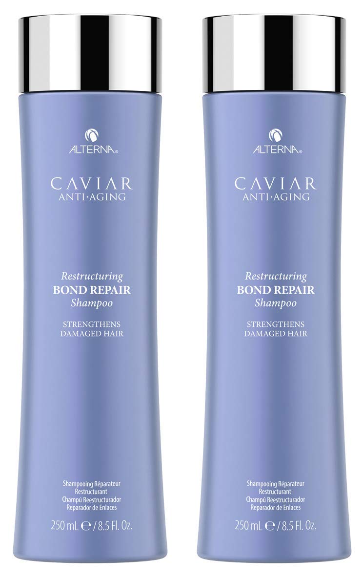 White Smoke Alterna Caviar Anti-Aging Restructuring Bond Repair Shampoo, 8.5-Ounce (2-Pack)