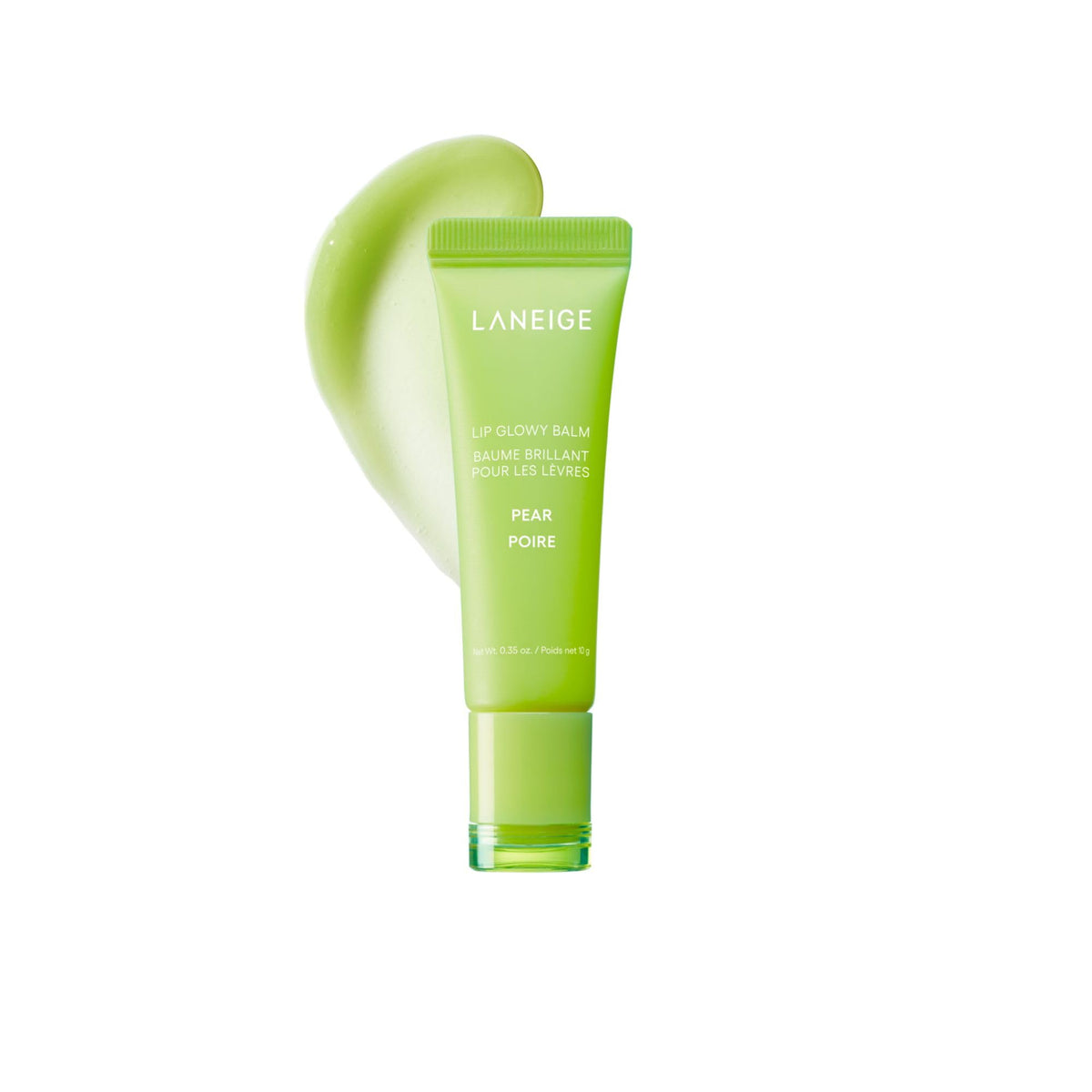 White Smoke LANEIGE Lip Glowy Balm: Sheer Tinted Lip Treatment Balm Tube