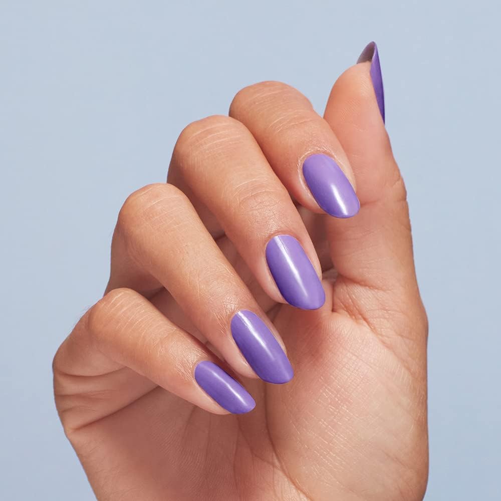 Light Steel Blue OPI Powder Perfection Skate to the Party | Opaque Purple Purple Crème Nail Dipping Powder | Summer Make the Rules Collection