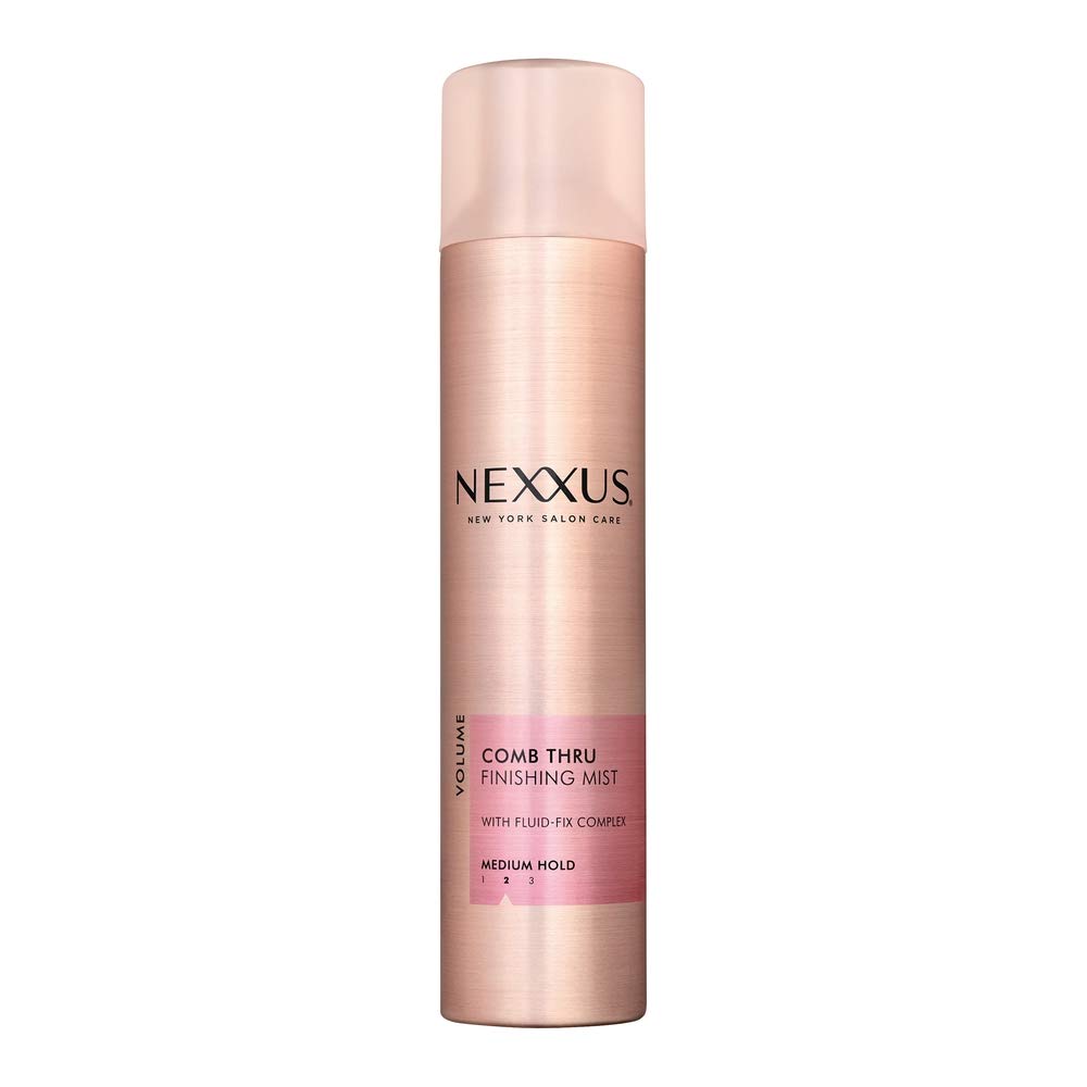 Misty Rose NEXXUS COMB THRU Natural Hold Design and Finishing Mist 10 oz (Pack of 3)
