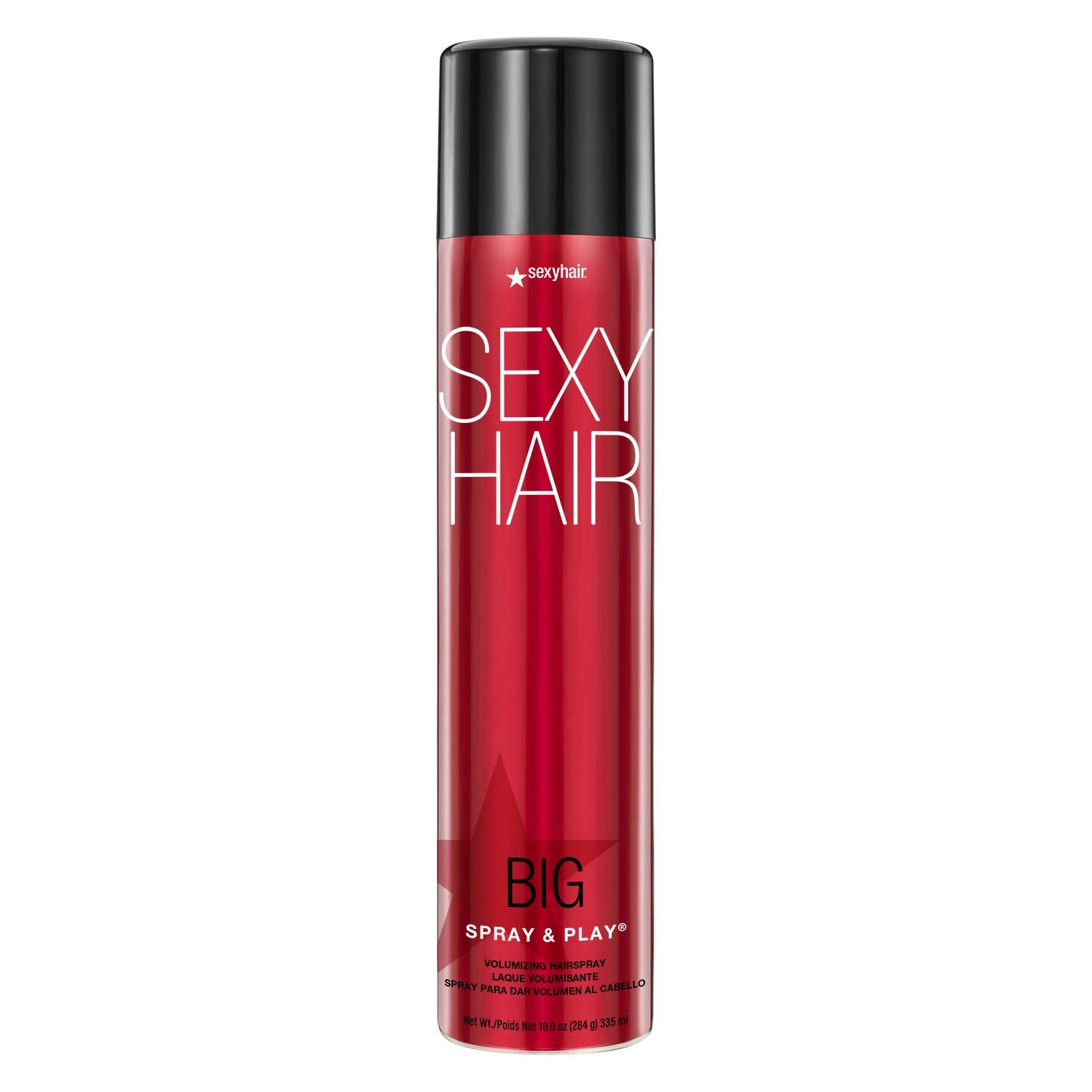Brown SexyHair Big Spray & Play Volumizing Hairspray | Hold and Shine | Up to 72 Hour Humidity Resistance | All Hair Types
