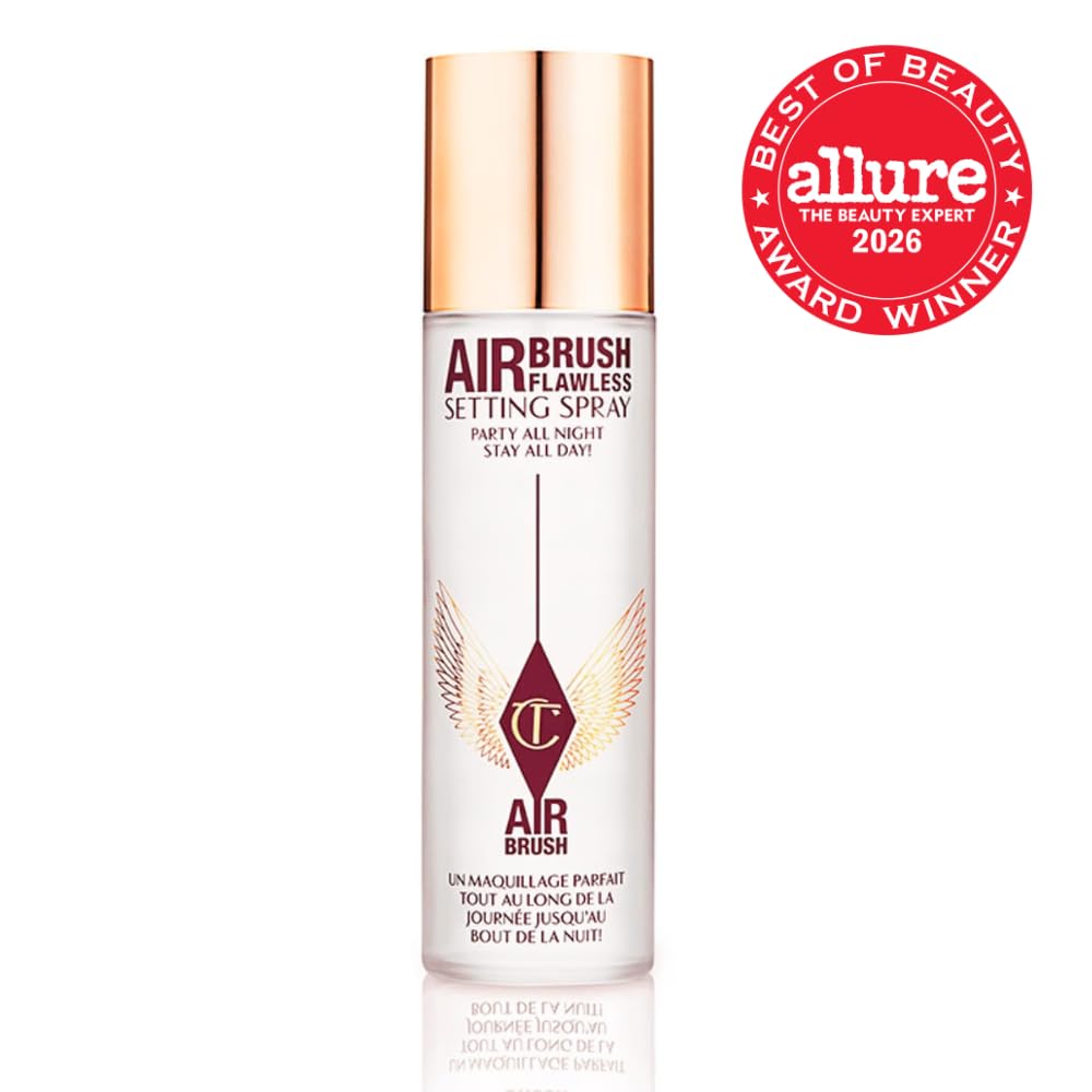 White Smoke Charlotte Tilbury Airbrush Flawless Setting Spray - Hydrating & Waterproof