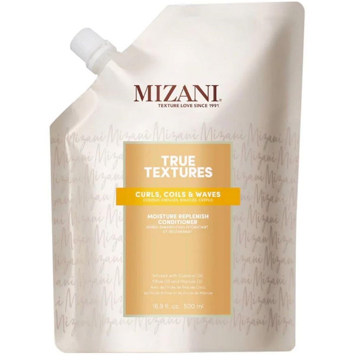 White Smoke Mizani True Textures Moisture Conditioner – For Curly Hair, 16.9 fl oz